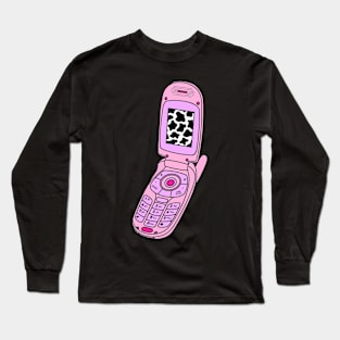 y2k phone sticker Long Sleeve T-Shirt